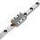1pc LML9B Miniature Linear Rail Guide Rail 9mm Width   Slide Block (260mm) 9