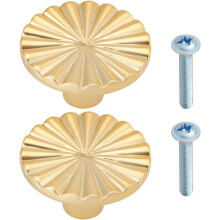 2er-Pack runde Schrankknöpfe aus Legierung für Küchentüren, Kommoden, Möbel, Einzelloch, Gold. Besuchen Sie den OTOTEC Store.