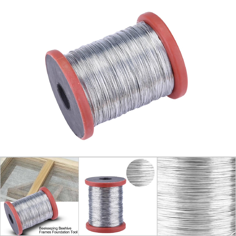 1 Roll 500G Stainless Steel/Iron Wire For Beekeeping Beehive Frames Tool (Iron Wire) 9471324233640