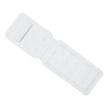 Vollkörper-PVC-Spa-Badewannenmatte mit 30 Saugnäpfen, atmungsaktives Mesh, 125x36cm