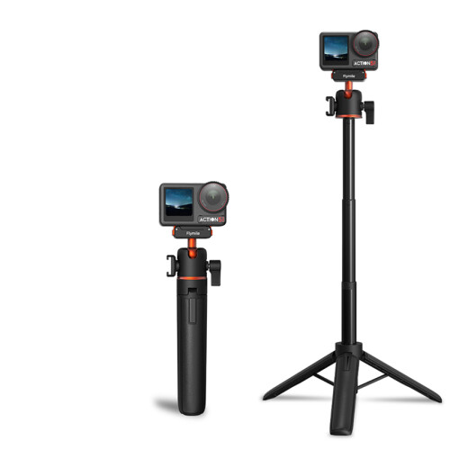 For DJI ACTION 4/5 Pro Quick-release Tripod Extension Pole Extended Selfie Stick Mounting Accessory 1