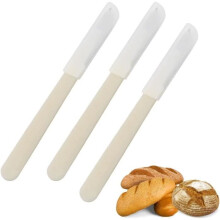 3-teiliges Brotmesser-Set – Bäcker-Schneidewerkzeug, Bäcker-Schneideklingen mit Lamé-Muster, DIY-Küchenmesser für Brotteig