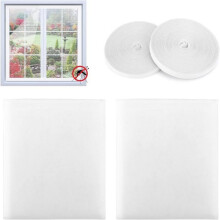 Moskitonetz für Fenster, ultrafeines Moskitonetz 150 x 200 cm, Gaze-Moskitonetz, Anti-Insekten- und Anti-Fliegen-Moskitonetz