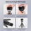 For DJI ACTION 4/5 Pro Quick-release Tripod Extension Pole Extended Selfie Stick Mounting Accessory 21