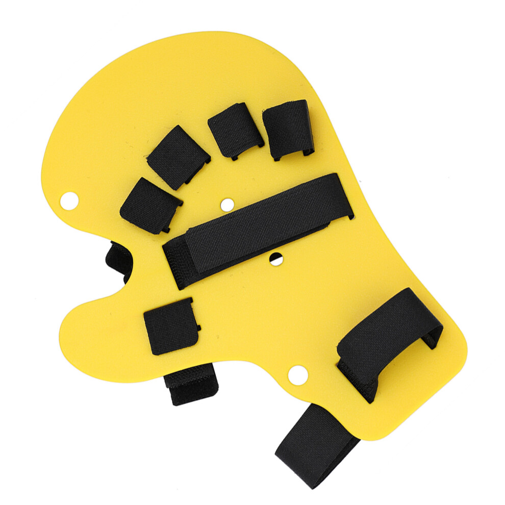 Yellow Finger Orthotics Extended Type Fingerboard Stroke Hand Splint Training Support