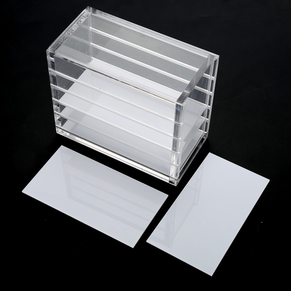Clear Eyelash Storage Box Makeup Organizer 5 Layers Grafting Eyelashes Glue Pallet Holders
