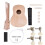 21inch Basswood 4 String Ukelele DIY Kit Instrument Accessory 2