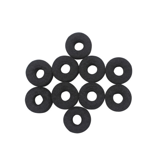 10pcs Drum Cymbal Felt Pads Set Replacement Parts Black Accessory 1