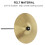 10pcs Drum Cymbal Felt Pads Set Replacement Parts Black Accessory 5
