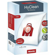 Miele 9917710 HyClean 3D Efficiency FJM Staubsaugerbeutel, 4 Beutel für Miele High Efficiency VHV Staubsauger