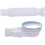 Extra flacher Anti-Geruchs-Duschablauf 90 mm, Haarfilter, flexible Rohrabdeckung Chrom VHV 4