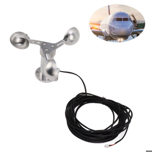 Anemometer aus Aluminiumlegierung, 3-Tassen-VHV-Windgeschwindigkeitssensor 1