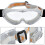 Sicherheitsbrille Augenschutzbrille Grau UV Stoßfest 19cm 14