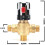 Thermostat-Brausebatterie mit G 12"-Anschluss VHV 2