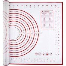 Silikon-Backmatte, 70 x 50 cm, Antihaft-Backmatte, rutschfeste Rollmatte mit Messung für Kekse VHV