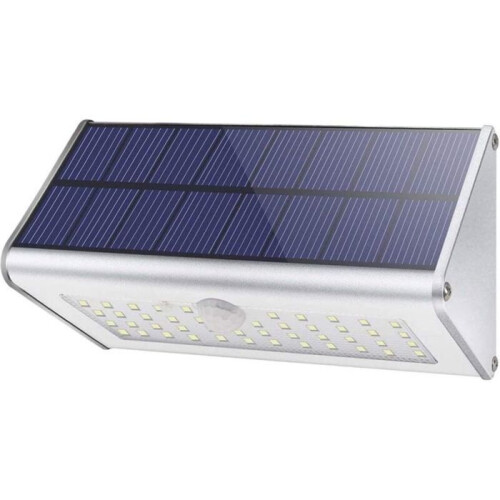 Solar-Wandleuchte im Freien 1100lm 46 LED Aluminium Shell Motion Sensor 4 Smart Modes VHV