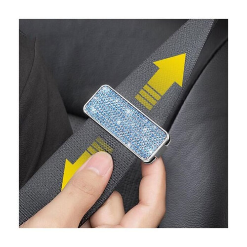 5 x Auto Sicherheitsgurtversteller Universal Spannclips Weiß VHV 2