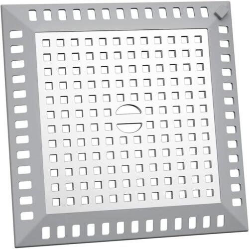 VHV Edelstahl Duschrost 123 x 123 cm für Badezimmer
