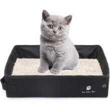 Tragbare Katzentoilette – Noname – faltbar – 600D Oxford-Gewebe – wasserdicht – rutschfest