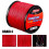 Strands 80 lb/0,5 mm Polyethylen geflochtene Angelschnur – Rot 2