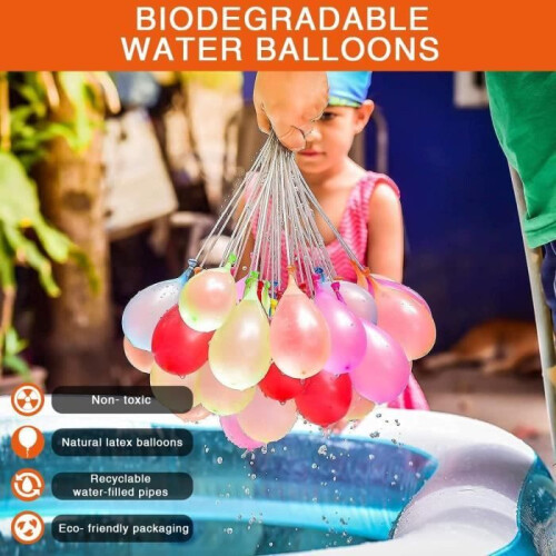 333 Wasserballons - Gemischt - Bunt - Wasserspiele - Kinder 1