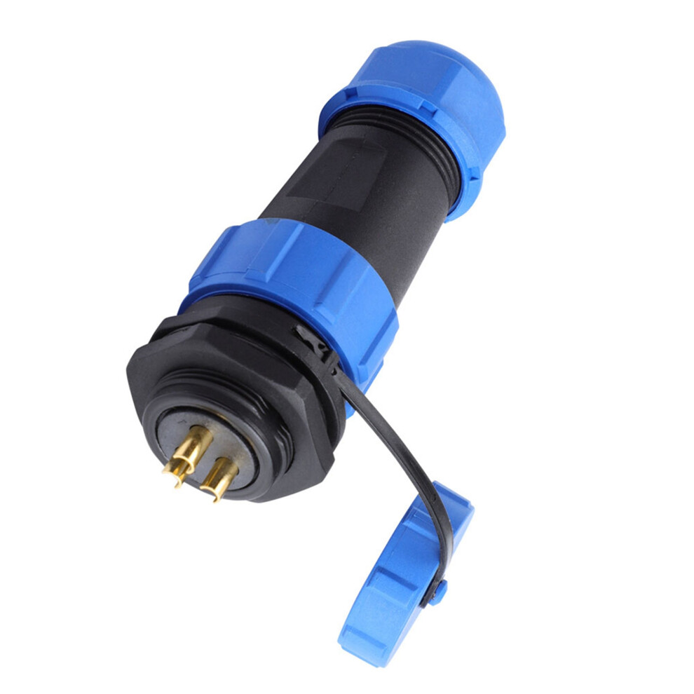 Ip68 Sp21 3Pin Waterproof Plastic Aviation Plug Socket Connector (3Pin) 9471324241904