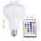 Wireless Bluetooth Speaker Bulb Light 12W LED RGB Smart Music Play Lamp Remote Control 3