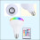Wireless Bluetooth Speaker Bulb Light 12W LED RGB Smart Music Play Lamp Remote Control 8