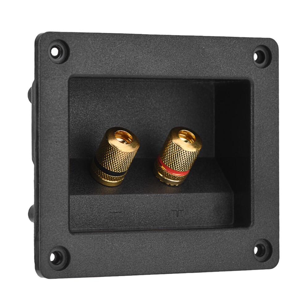 Acoustic Components For Hifi Speaker 2 Copper Binding Post Terminal Cable Connector Box Shell 3501324242529