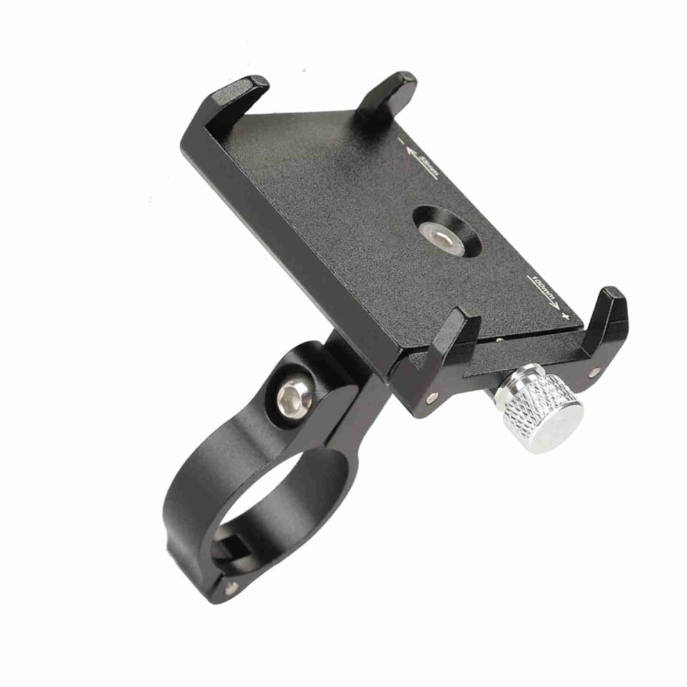 Gub Aluminum Alloy Adjustable Bike Bicycle Phone Holder Handlebar Clip Stand Support (Black) Black 7601324242713