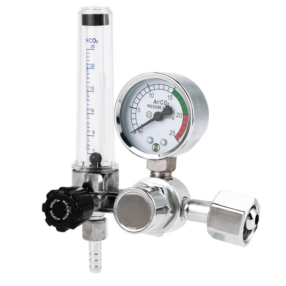 0-25Mpa Argon Flow Meter Pressure Regulator Gauge For Weld Mig Tig Welding G5/8 4031324243046