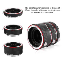 SHOOT Automatic Auto Focus 31/21/13mm Macro Extension Tube Set for Canon Ef EF S Camera