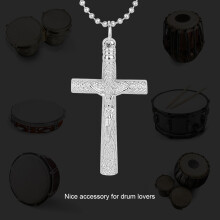 Durable 6mm Metal Drum Head Skin Tuning Key with Chain Drums Instrument Wrench