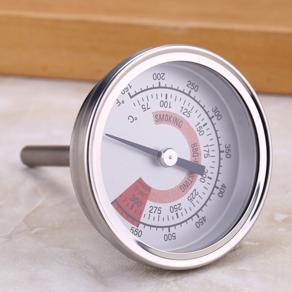 Stainless Steel 75-300 BBQ Grill Smoker Thermometer Temperature Meter Tester Monitor-image-OPC-PHWGNT2-NEW