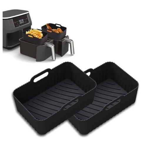 Set van 2 siliconenvormen voor 9,5 l airfryer
