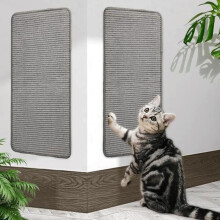2-Pack krabpalen voor op de bank, krabmat voor katten voor meubels, bank, muurdeur, bankbeschermer, bankkrabber, 20 x 40 cm