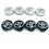 Toyota 4 62mm wieldop met zwart logo 4