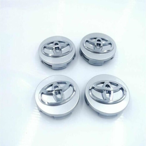 Toyota 4 62mm wieldop met zwart logo 1