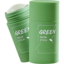 2-pack reinigende kleimaskers met groene thee, anti-acne, anti-mee-eter, anti-talg, vast reinigingsmasker