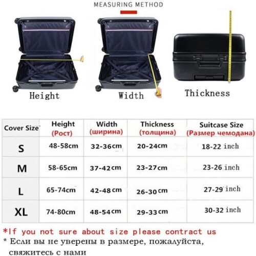 XL - Elastische beschermhoes voor reiskoffers 2