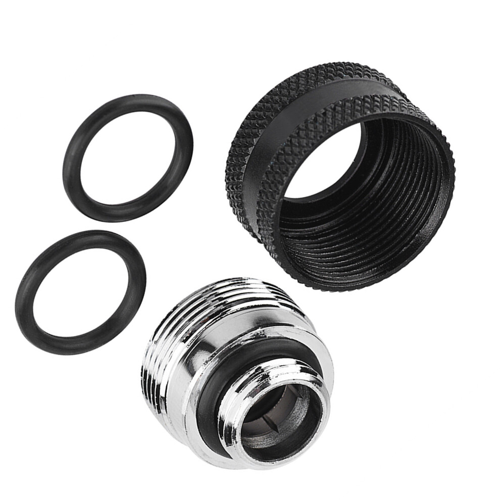 4 Pcs / Pack Water Cooling Compression Fitting For Rigid Acrylic Tube Od 14Mm Black 7671324244925
