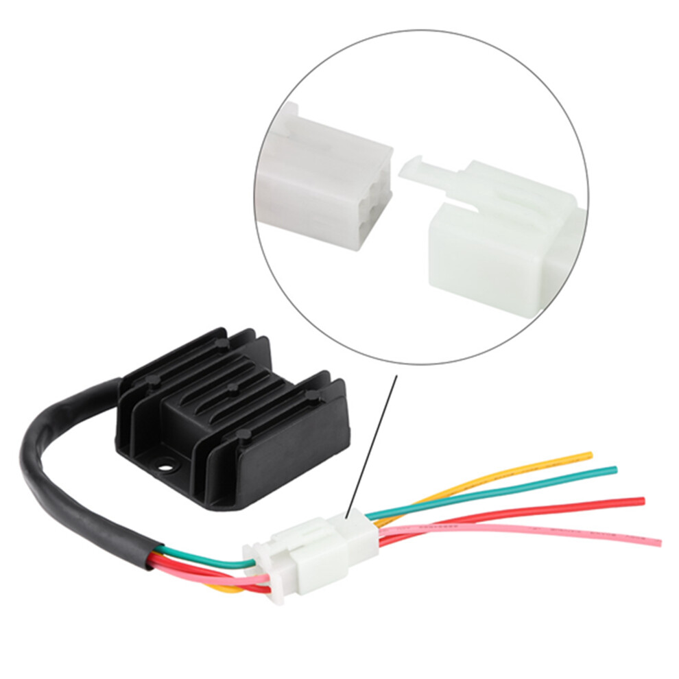 4 Wires Voltage Regulator Rectifier For Motorcycle Boat Motor Atv Gy6 50 150Cc Scooter 8751324245326