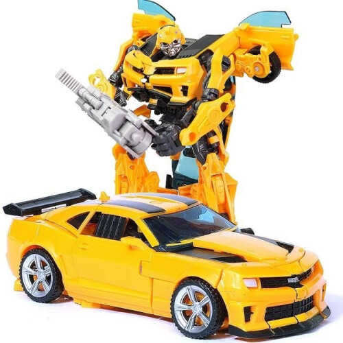 Transformatiespeelgoed Bumblebee - Robot van ABS-kunststof - Bumblebee-auto - 18 cm 2
