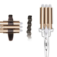 Professionele keramische krultang met drie cilinders, elektrische haarstylingtool