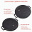 Living And Home 32.5CM Pre-Seasoned Double-sided Round Cast Iron Grill Pan 4