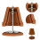 ZGEER Grote Dubbele Wandoven, Bruin, Modern Design 2