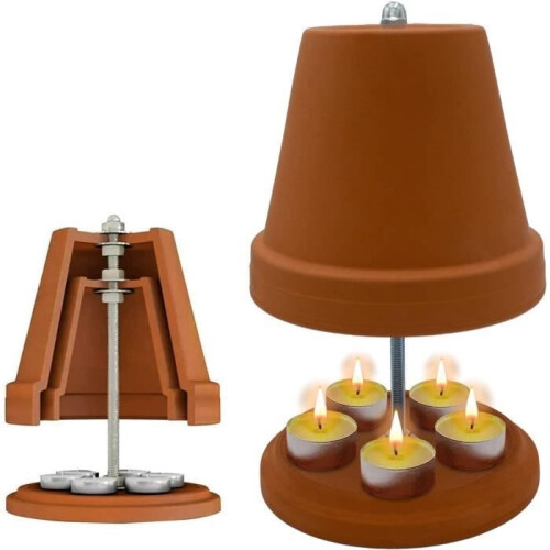 ZGEER Grote Dubbele Wandoven, Bruin, Modern Design