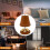 ZGEER Grote Dubbele Wandoven, Bruin, Modern Design 4
