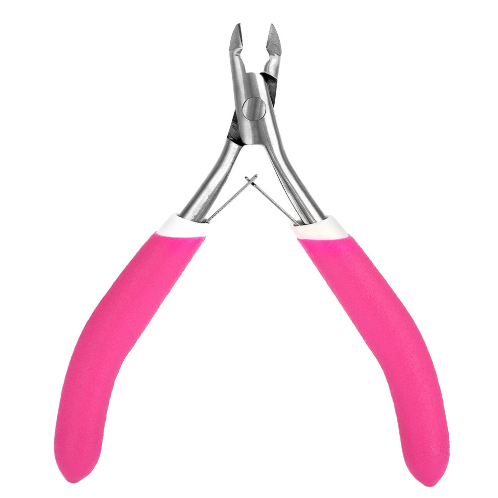 Red Stainless Steel Nail Cuticle Nipper Clipper Dead Skin Scissor Nail Manicure Tool Rose