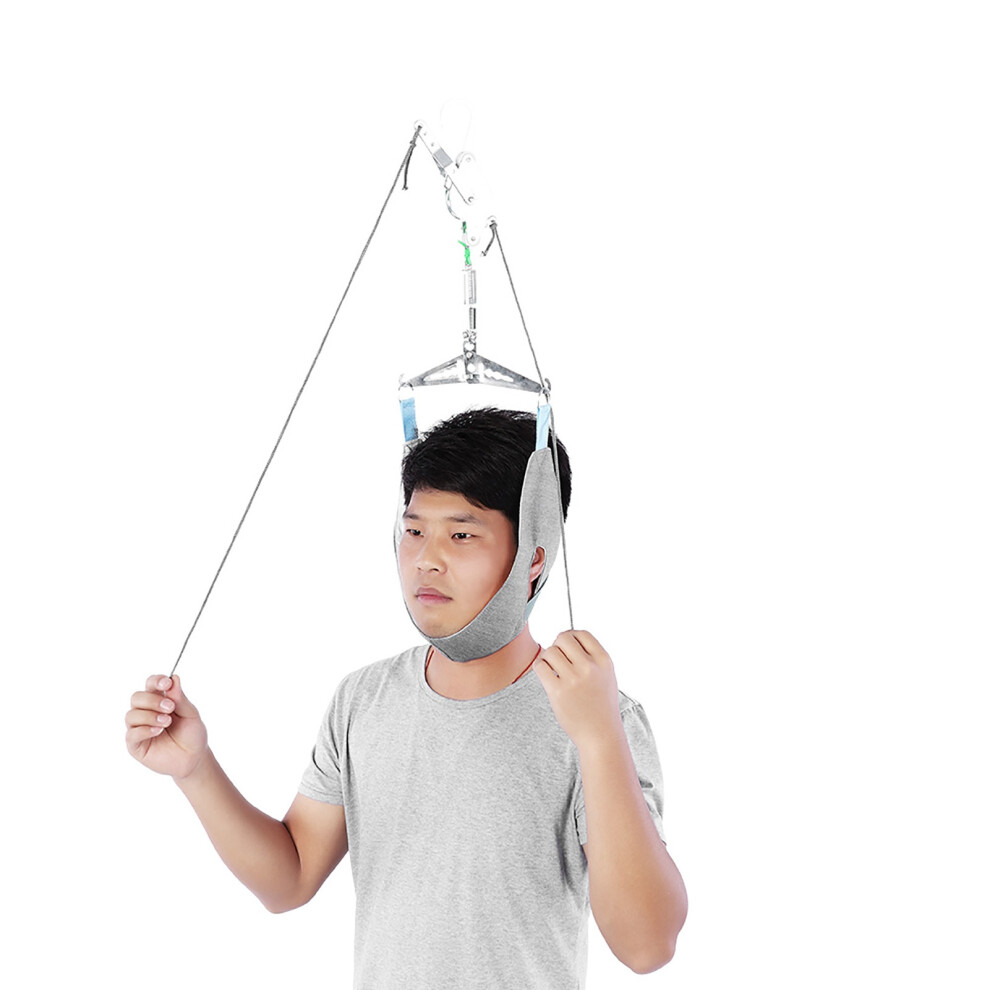 Adjustable Neck Brace Cervical Traction Fixation Gear Neck Correction Stretcher Pain Relief